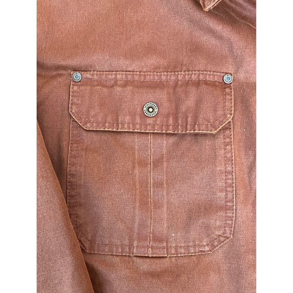 Legendary Whitetails Men's Long Sleeve Button Up Shirt 3XL Embroidered Patch - Picture 7 of 11